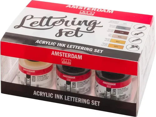 Vista 2 de Amsterdam Set de tinta Lettering, nosotros: talla única, Multi