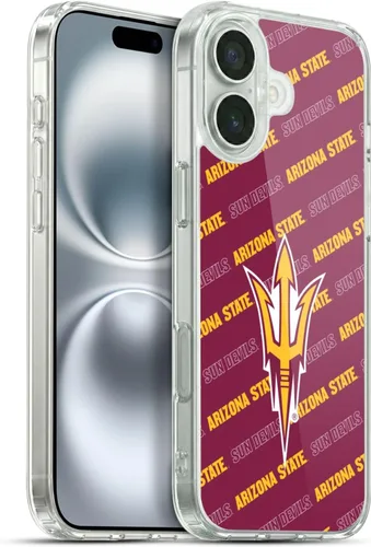 Vista 68 de Head Case Designs Funda de gel ASU Camou con licencia oficial de la Universidad Estatal de Arizona [protección de grado militar] compatible