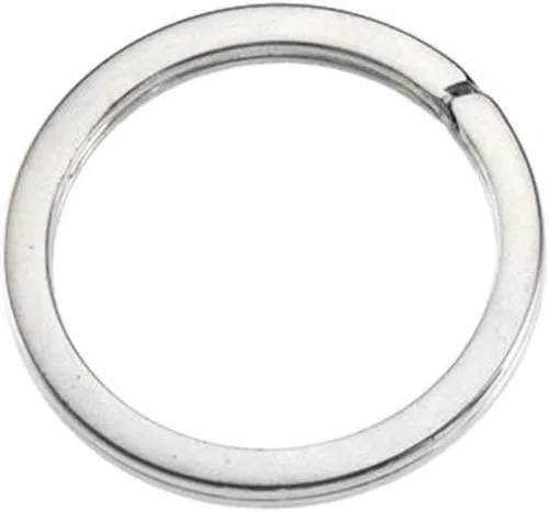 Vista 2 de Anillo de Split Key redondo en plata de ley