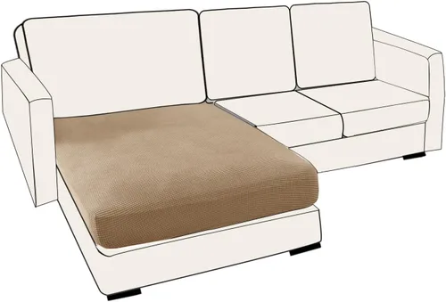 Vista 120 de UNBBRRL Fundas de cojín de asiento para sofá, elásticas, funda de cojín individual para sofá, fundas de cojín para sofá, fundas de héroe protegen