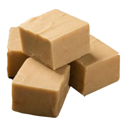 Vista 9 de Fudge de chocolate con caramelo y pecanas de Betsy's Fancy Fudge, 1 libra en 4 piezas envueltas, sin gluten, ideal para regalos, hecho a mano
