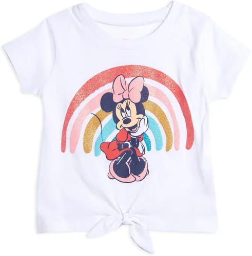 Vista 2 de Disney Frozen Minnie Mouse Little Mermaid Elsa Princess Anna Peplum - Conjunto de 3 piezas para bebés y niños grandes