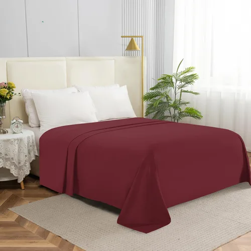 Vista 13 de Elegant Comfort Sábana encimera de 1 pieza de calidad hotelera, lujosa y suave, 1500 hilos, calidad egipcia, resistente a arrugas, manchas