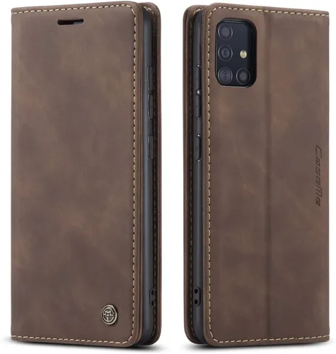 Vista 15 de Funda tipo cartera para Samsung Galaxy A51 4G, con soporte magnético, funda protectora de cuero estilo libro, duradera, a prueba de golpes