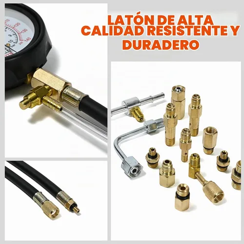 Vista 3 de Kit de medidor de presión de combustible diésel NP Medidor de presión de combustible para gasolina Herramienta de diagnóstico de bomba de inyección
