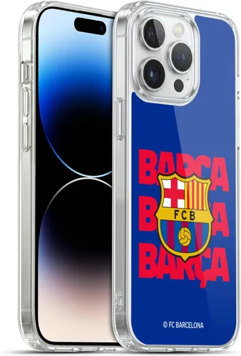 Vista 330 de Head Case Designs Funda de gel suave con licencia oficial del FC Barcelona Barca Crest Graphics [protección de grado militar] compatible con Apple