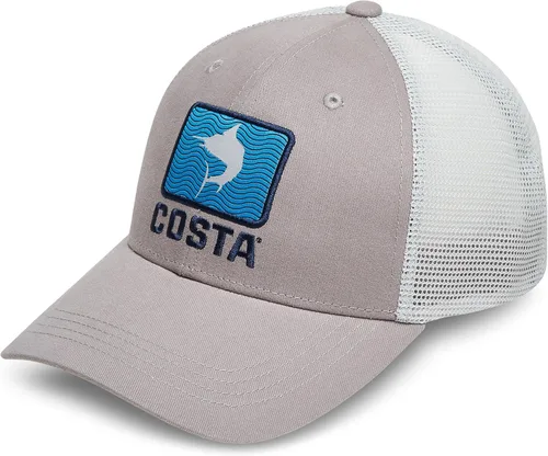 Vista 4 de Costa Del Mar Marlin Waves Trucker para hombre Negro