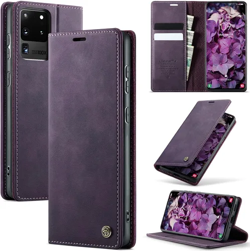 Vista 87 de Funda tipo cartera para Samsung Galaxy Z Fold 7 de piel con tarjetero y función atril, cierre magnético, bloqueo RFID, TPU a prueba de golpes, Negro