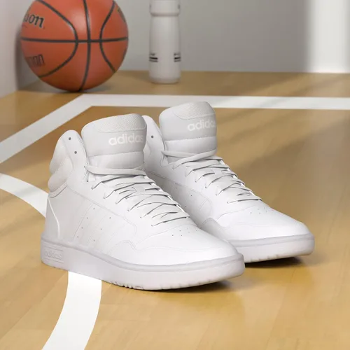 Vista 2 de adidas Hoops 3.0 Mid Tenis de baloncesto para mujer