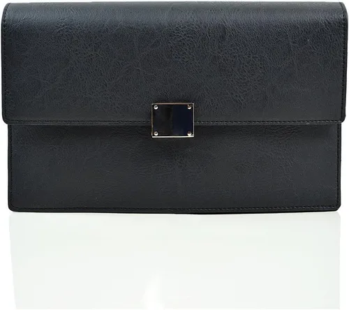 Vista 2 de Bolso de mano de cuero sintético para mujer