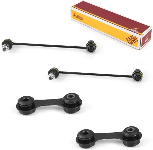 Vista 29 de Metrix Premium Chassis Parts - Kit de 4 piezas de barra estabilizadora delantera y trasera con enlace de extremo de barra estabilizadora para Ford