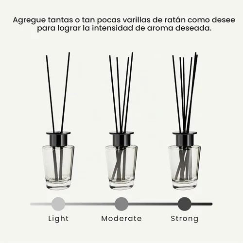 Vista 6 de The Magic Scent Mahogany & Teakwood Oil Reed Diffuser Set, 3.4 Fl Oz
