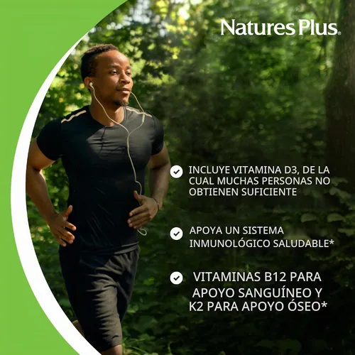 Vista 4 de NaturesPlus Source of Life GOLD Chewables - 90 tabletas vegetarianas - Sabor a frutas tropicales - Suplemento multivitamínico integral - Sin gluten