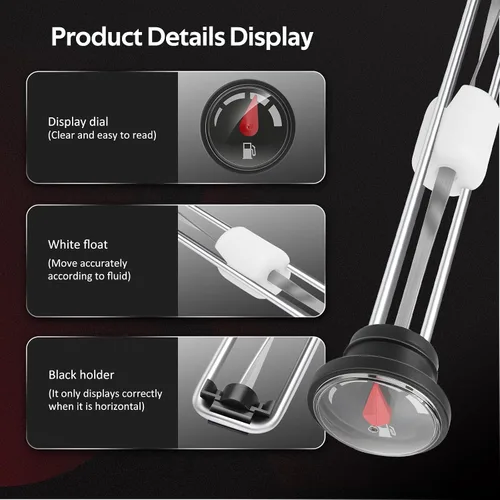 Vista 4 de Tapa de gas para indicador de combustible de 9" 5023197 5023197SM para cortadora de césped Snapper ZT ZTR ZTX Simplicity Champion Consumer Massey