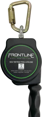 Vista 2 de Frontline RPG10' Cable SRL con extremo de gancho de presión de acero Cable de acero galvanizado de 3/16 pulgadas Ligero, duradero Ojo