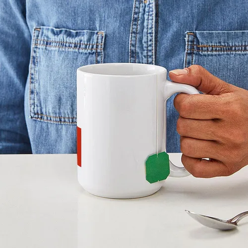 Vista 6 de CafePress Taza de café de cerámica extra grande de 15 oz (15.0 fl oz) con bandera de Chile