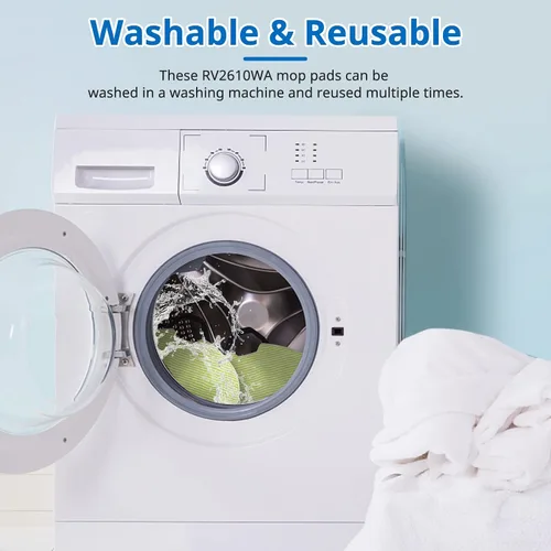 Vista 4 de JORAIR AV2610WA RV2610WA - Almohadillas de repuesto para trapeador de vacío compatibles con Shark RV2610WA AV2610WA RV2620WD RV2410WD AI Ultra 2