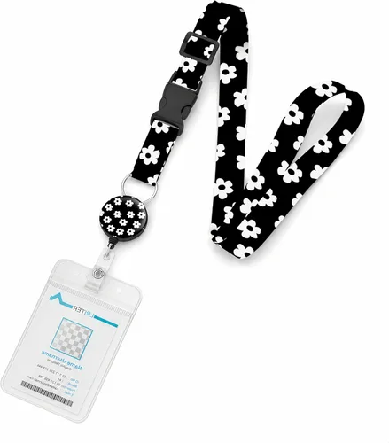 Vista 9 de Cordón de barco de crucero, con cordón de identificación ajustable con cierre desmontable, soporte impermeable para tarjetas de identificación