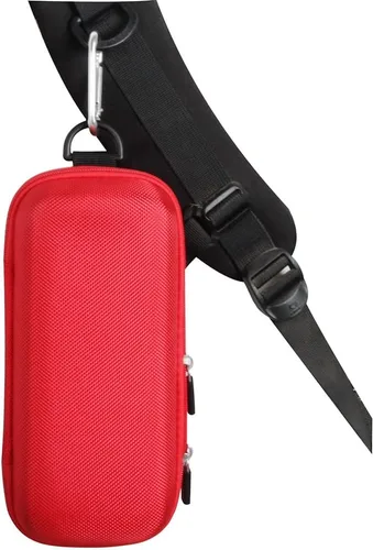 Vista 5 de Anleo Funda rígida de viaje para JBL FLIP 5 / JBL FLIP 6 Altavoz Bluetooth portátil impermeable (rojo)