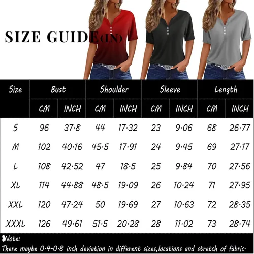 Vista 3 de Camisetas de lentejuelas para mujer, manga corta, cuello en V, para verano, casual, a la moda, con estampado brillante, blusas básicas