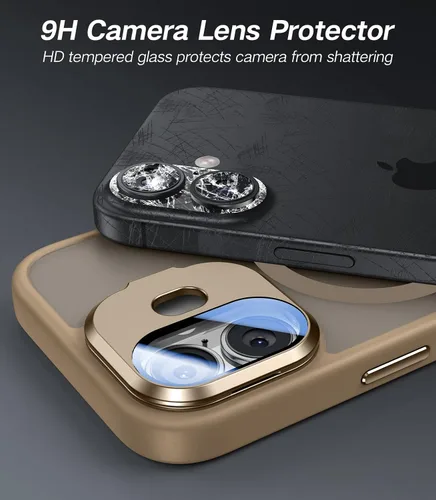Vista 37 de VOFATA [Protección Completa Mejorada de la Cámara] para Funda iPhone Air con Cubierta de Cámara con Soporte [Compatible con MagSafe][Protección