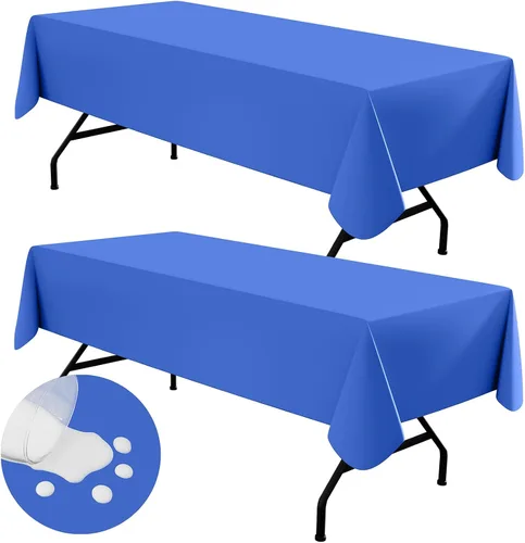 Vista 36 de homing - Mantel cuadrado de vinilo, mantel de plástico impermeable y a prueba de derrames con respaldo de franela, cubierta de mesa fácil de limpiar