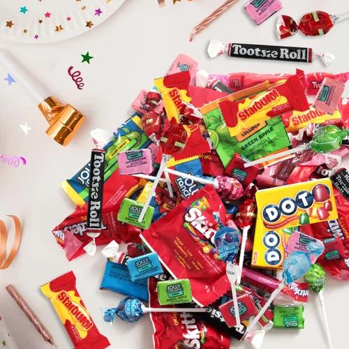 Vista 3 de Paquete surtido de dulces a granel ~ 100 piezas, 2 libras envueltas individualmente surtidos