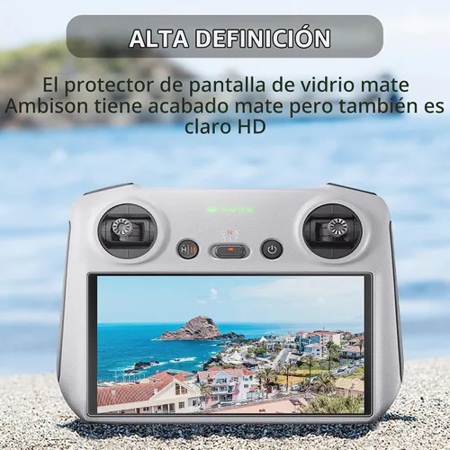 Vista 4 de Ambison DJI Mini 5/4 Pro - Protector de pantalla de vidrio mate, paquete de Antideslumbrante, suave como la seda, HD transparente