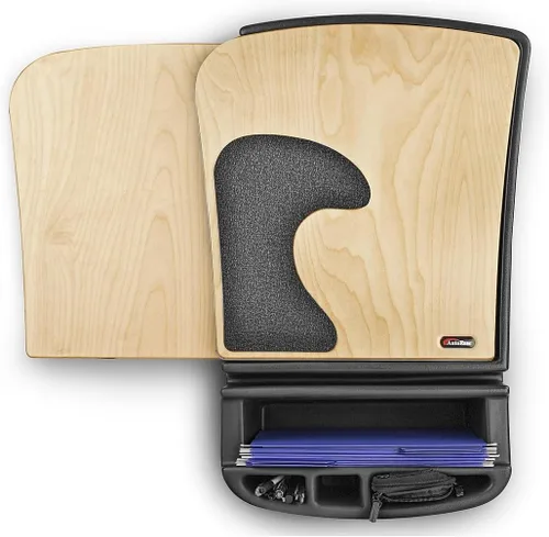 Vista 6 de Escritorio AutoExec GripMaster para automóvil, computadora para coche (acabado antiguo)., talla única , Birch