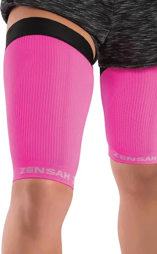 Vista 10 de Zensah Thigh Compression Sleeve - Support for Pulled Hamstring, Quad Strain, Groin Compression Wrap for Men and Women
