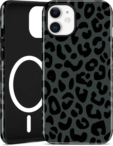 Vista 641 de Jusy Funda compatible con MagSafe con estampado de caparazón de tortuga marrón para iPhone 7/8/SE, cubierta protectora de TPU suave magnética