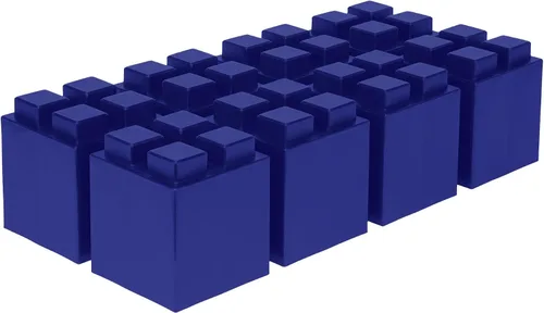 Vista 29 de EverBlock Paquete modular de plástico de tamaño natural de 3 x 3 pulgadas Bloques de construcción gigantes Fácil de conectar y reutilizar Uso