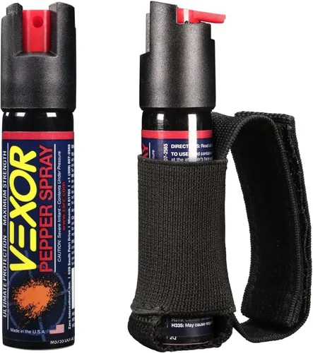 Vista 11 de VEXOR Gas pimienta de defensa personal de fuerza policial 1.45 por ciento de capsaicina - Más picante que otras marcas - Aerosol de seguridad