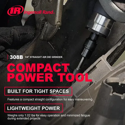 Vista 3 de Ingersoll Rand Amoladora de troqueles recta neumática 308B
