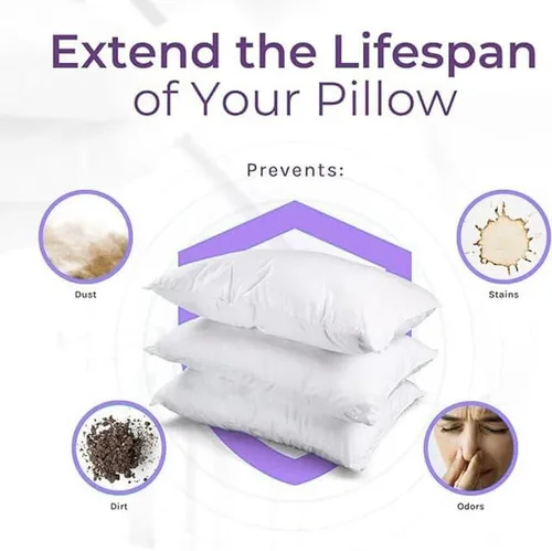 Vista 9 de Hygea Protectores de almohada contra los ácaros y alérgenos, tamaño King, juego de 2 - Fundas para almohada - Fundas con cremallera