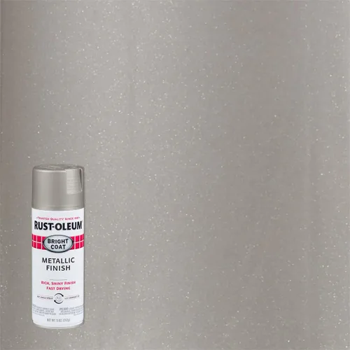 Vista 2 de Rust-Oleum 7715830 Stops Rust Bright Coat Pintura en Aerosol Metálica, 11 Oz, Aluminio