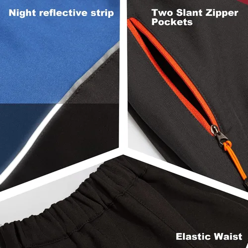 Vista 5 de Yinson Pantalones de nieve para niños, pantalones de esquí y senderismo para niños y niñas, impermeables, resistentes al viento