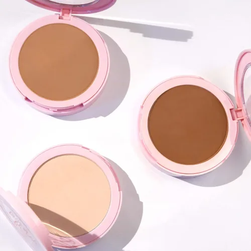 Vista 5 de Mally Beauty Base de maquillaje en polvo suave como la seda, profunda, de cobertura ligera a media, acabado mate ligero Deep