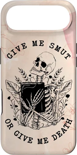 Vista 27 de iPhone 16 Romance Book Lover Smut Reader Give Me Smut Or Give Me Death Case