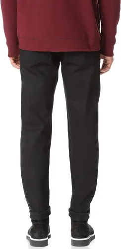 Vista 2 de Naked & Famous Denim Easy Guy-Solid Black Selvedge para hombre