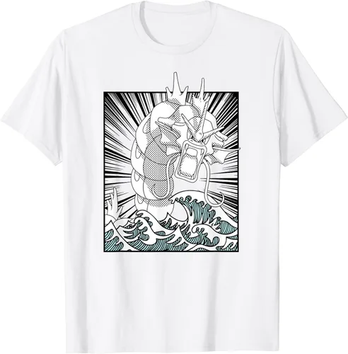 Vista 2 de Pokémon - Camiseta de anime Gyarados, Azul