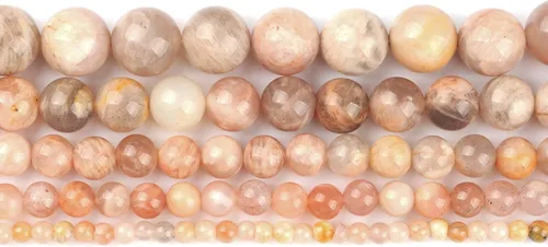 Vista 5 de Cuentas de piedra de sangre africana natural de 0.236 pulgadas, cuentas de piedras preciosas coloridas para hacer joyas, regalos para mujeres