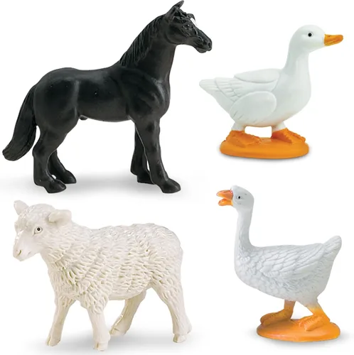 Vista 5 de Safari Ltd. Farm TOOB - 12 figuras que incluyen vaca, cerdo, cabra, caballo y más, juego de juguetes educativos para niños, niñas y niños a partir