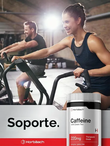 Vista 6 de Horbäach Píldoras de cafeína de 200 mg con té verde 200 tabletas Vegetarianas, sin OMG y sin gluten