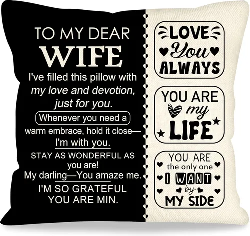 Vista 20 de Fundas de almohada decorativas de 18 x 18 pulgadas con ideas de regalos para familiares y amigos, regalos después de una cirugía, regalo
