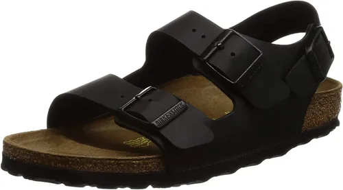 Vista 2 de Birkenstock Milano Birko-Flor Sandalias Negras Hombre 35