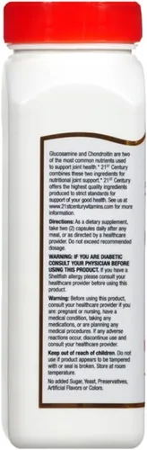Vista 5 de 21st Century Glucosamina 250 mg y condroitina 200 mg cápsulas, 120