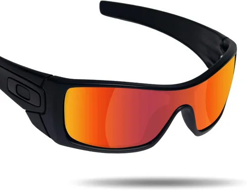 Vista 3 de Lentes de repuesto para gafas de sol Oakley Batwolf, Rojo