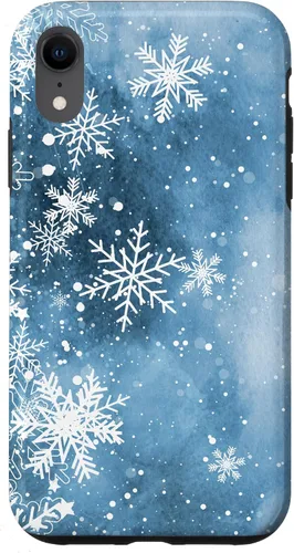Vista 25 de Funda para iPhone 17 con diseño de copos de nieve con diseño de cristales helados