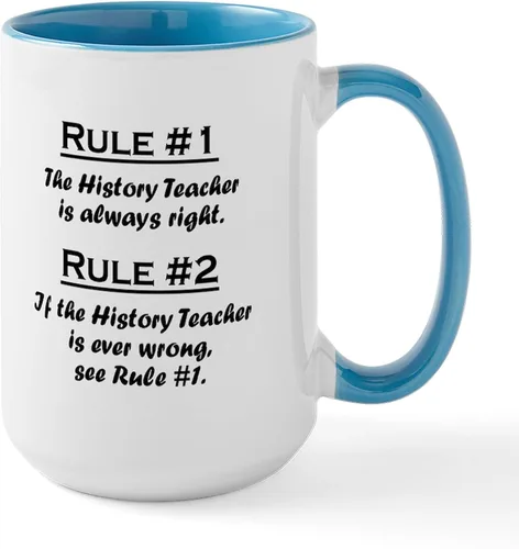 Vista 14 de CafePress Taza de café de cerámica para profesor/matemáticas inglesas, taza de té de 15 onzas